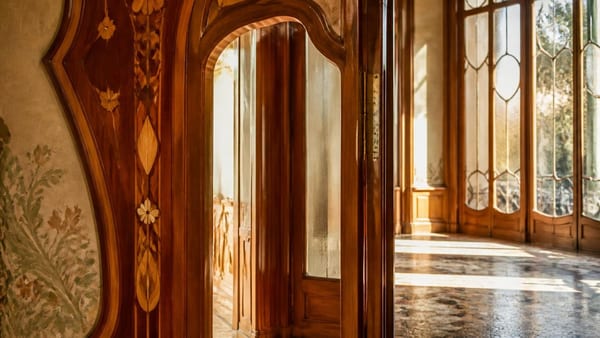 Un apartamento barcelonés de 500 m² revela cómo el modernismo catalán conjugaba artesanía y diseño en proporciones im…