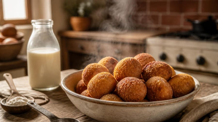 Conchita, abuela cocinera, confiesa su mejor receta de croquetas: "Son 3 cucharadas de harina por media de leche"