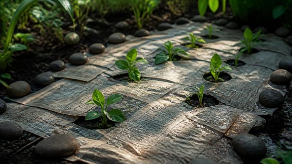 Maneras creativas de reutilizar los periódicos viejos en el jardín