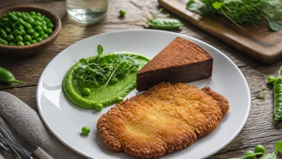 Descubre un menú equilibrado de tres tiempos que combina sabores frescos y texturas crujientes para una comida memora