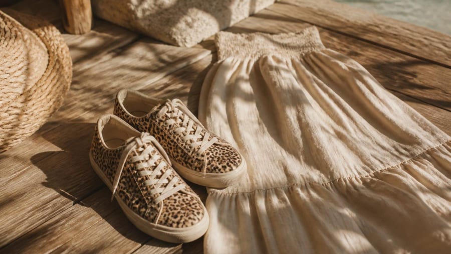 Las nuevas Nike de animal print que superan a las sandalias planas este verano y son perfectas para llevar con faldas