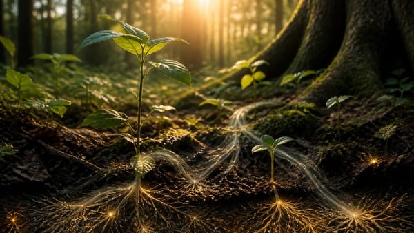 Nuevas pruebas muestran que las plantas sanas intercambian información química sobre su ritmo vital sin necesidad de …