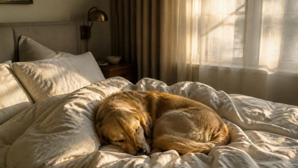 Adrián Conde, veterinario: "Dormir con nuestro perro nos da confort y seguridad, y mejora nuestro vínculo con él"
